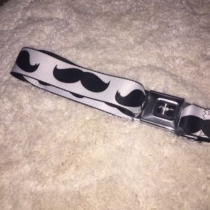 Mustache Seatbelt Belt